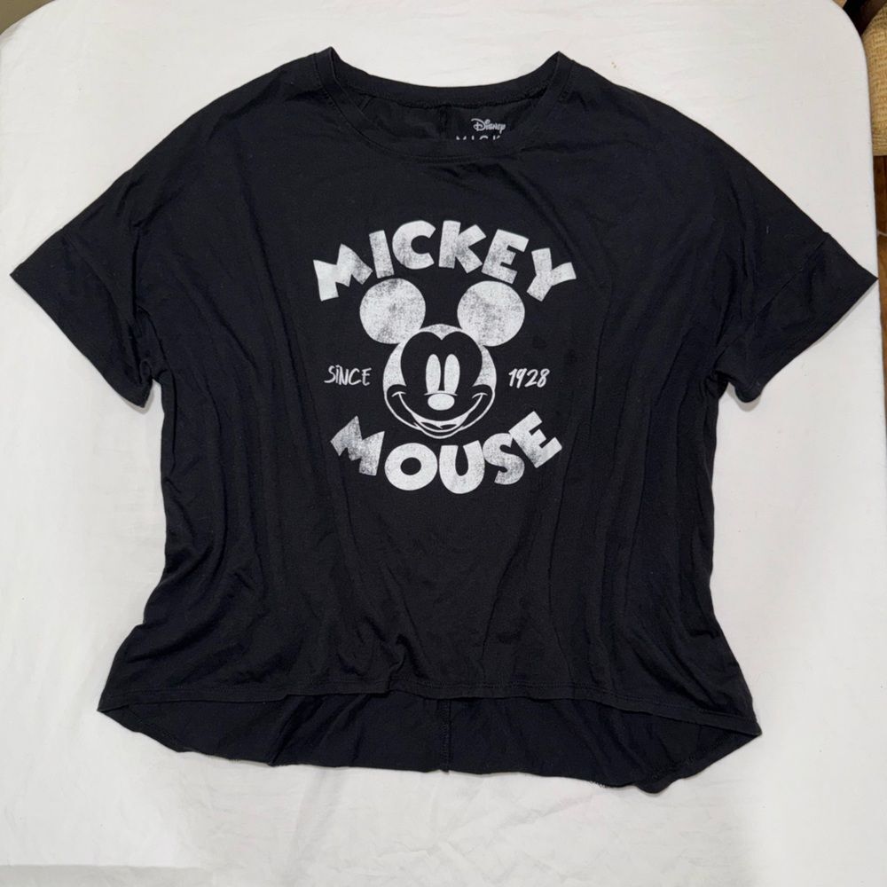 Disney Black Mickey Mouse size XL Kids T-Shirt